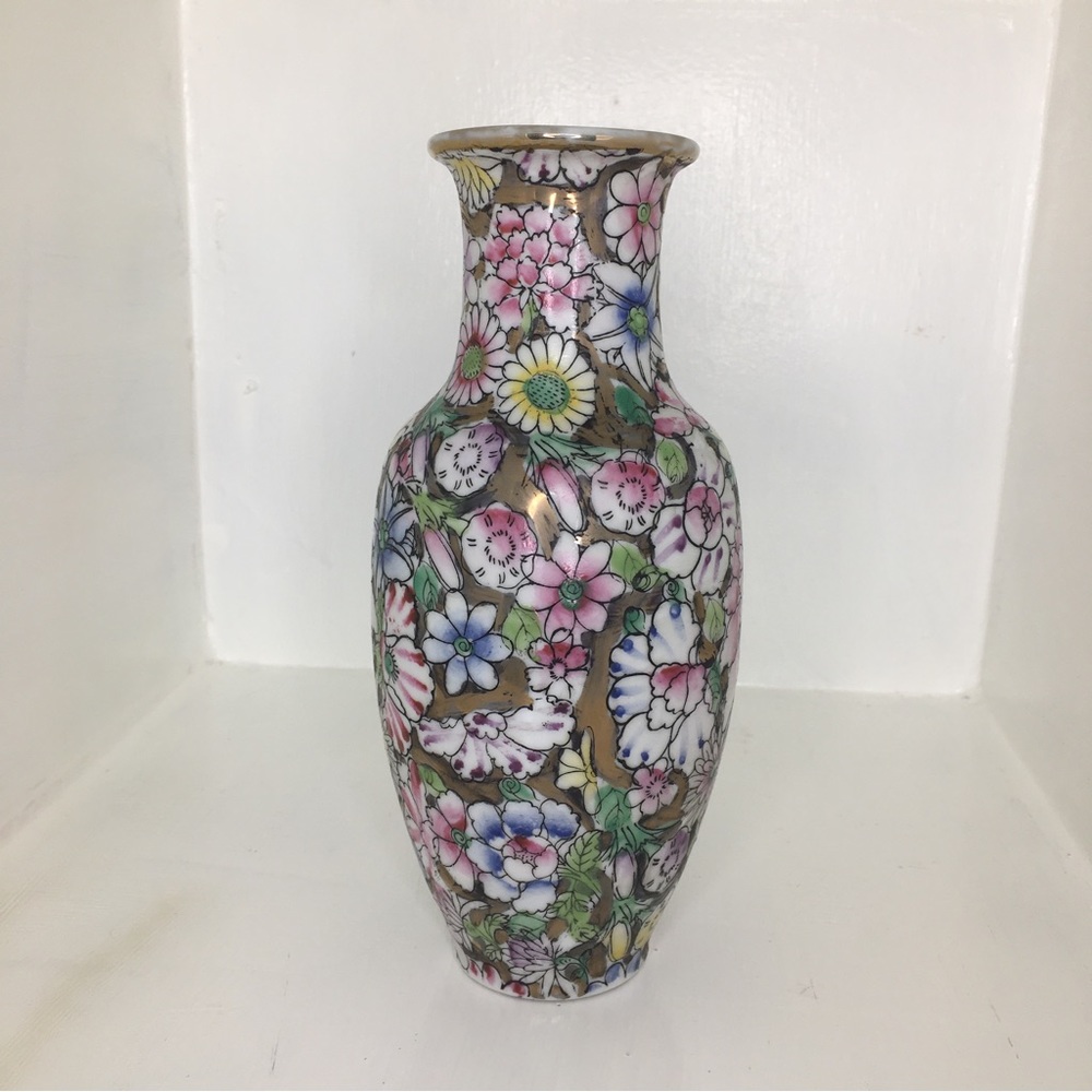 Jar For Blossom Porcelain Painted Hand Chinese Vintage Dcorazione Home